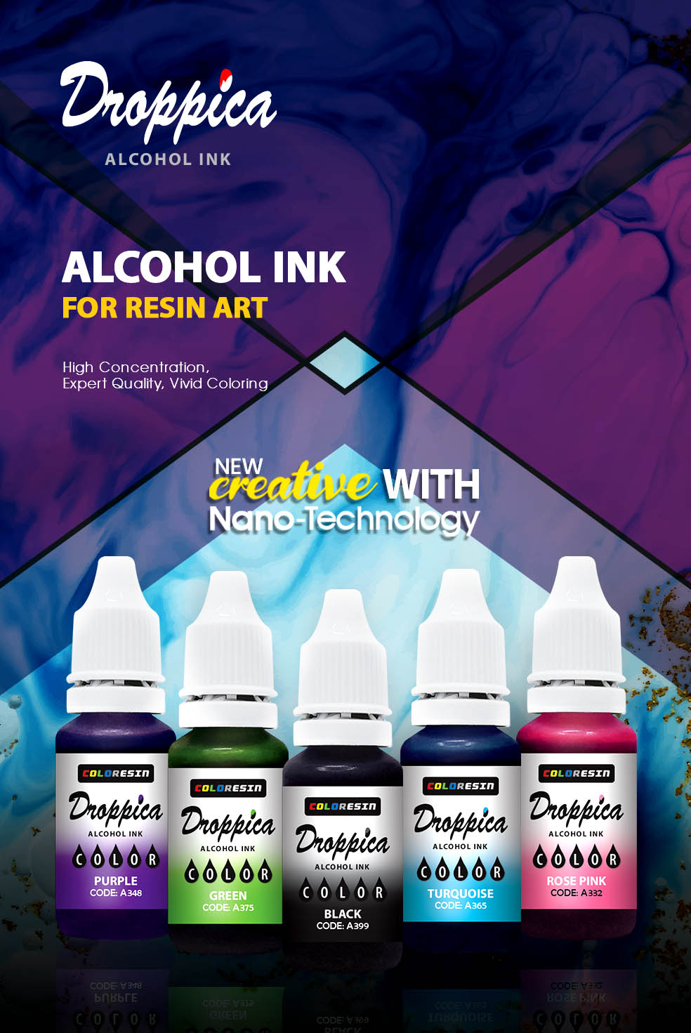 Alcohol Colors for Resin