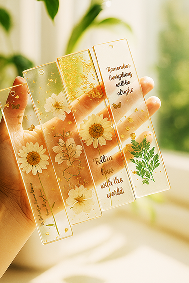 Coloresin Elegant Floral Bookmarks