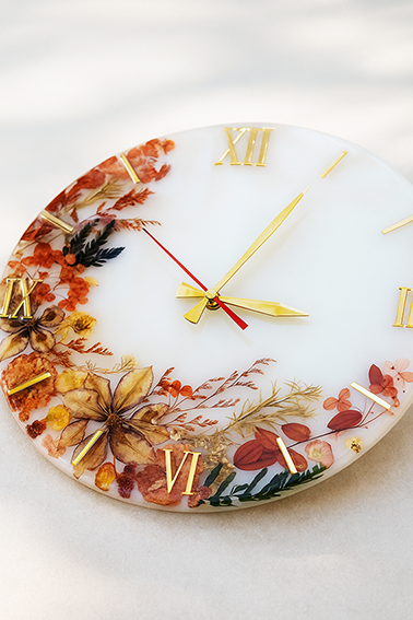 Coloresin Elegant Floral Clock B