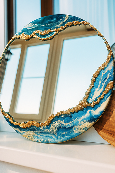Coloresin Elegant Geode Mirror