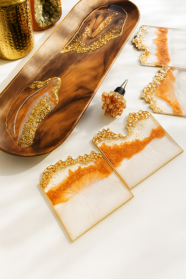 Coloresin Elegant Resin Coasters