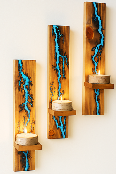 Coloresin Glowing Candle Holders